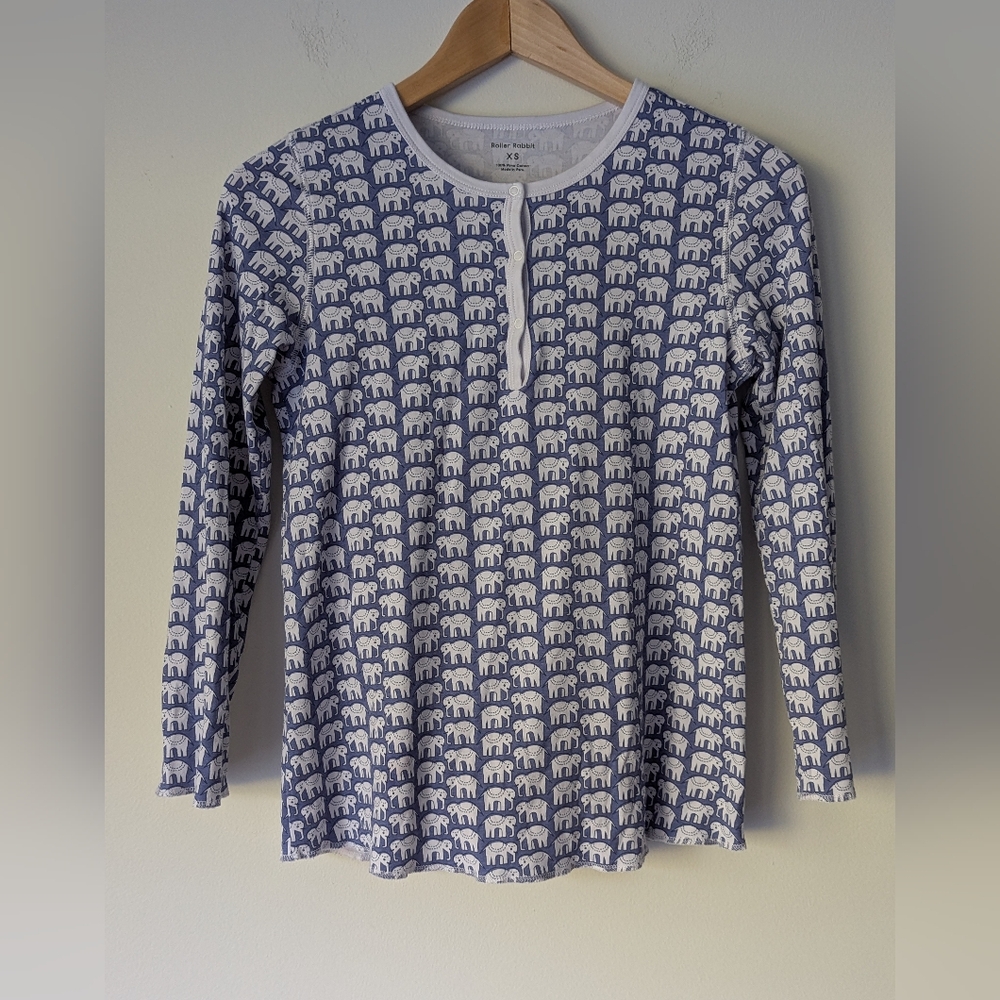 Roller Rabbit The Originals Hathi Pajamas Size XS